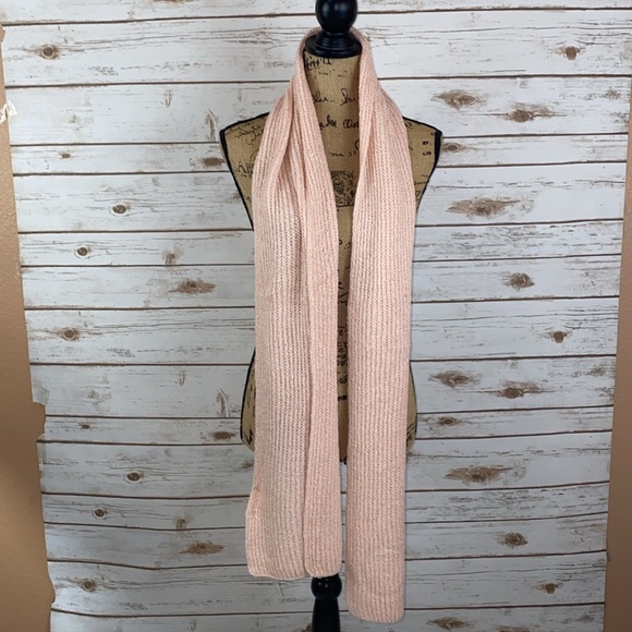 NWT Style & Co Luxe Ribbed Knit Beanie and Scarf Set - Pink - Picture 5 of 5